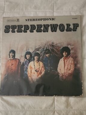 Dunhill Steppenwolf Album Cover - Cream & Black with Multicolor Photo